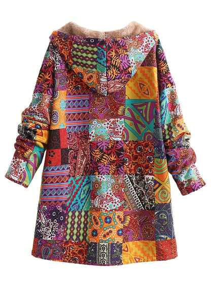 LYDIA™|ABRIGO PATCHWORK BOHO